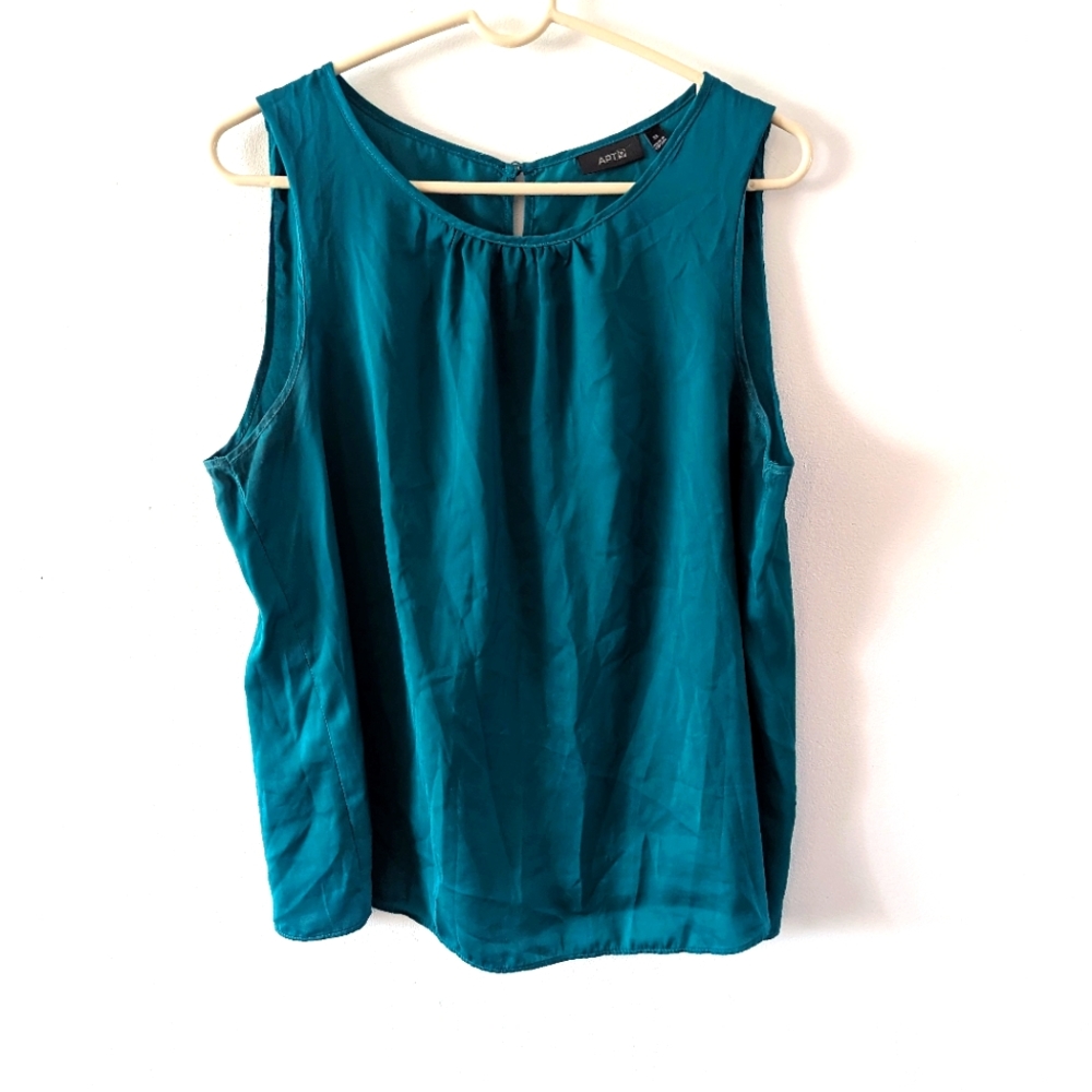 XL Green Blouse Top